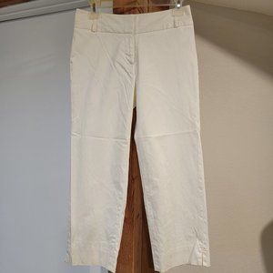 White House Black Market CAPRI - Off White, SZ 2. Excellent Condition!